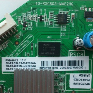 MAIN / SANYO 8TL08-RSC8L1 / FVM4012 / 40-RSC803-MAD2HG / 08-RSC8L13-MA200AA / 08-SS40TML-LC203AA / 08-RSC8L01-MA300AA / PANEL LVF400NE2L / MODELO FVM4012	/ P40142-01